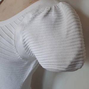 Robe blanche coton chic